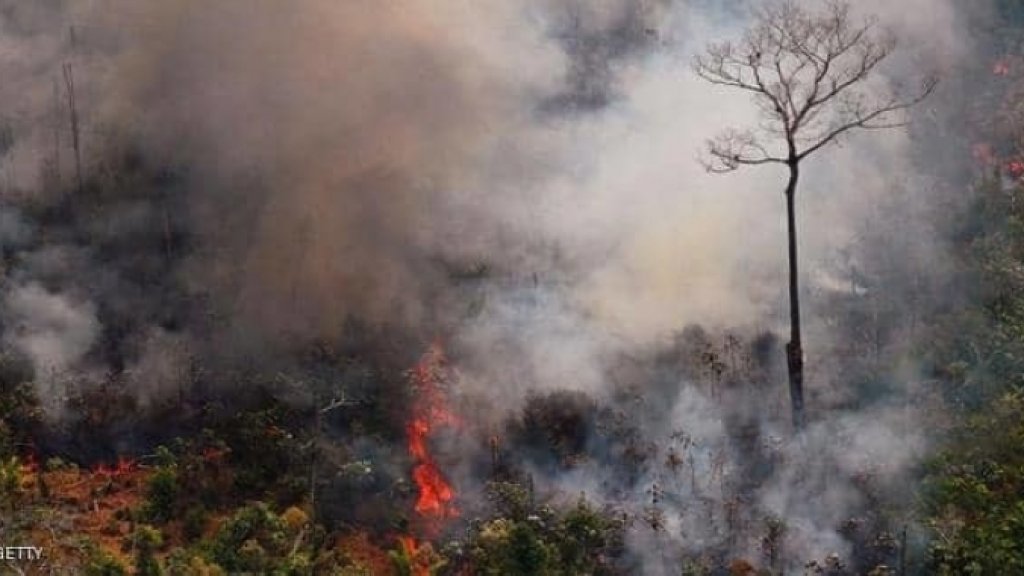 بعد كارثة حرائق الأمازون.. النيران تلتهم &quot;رئة الأرض&quot; الثانية