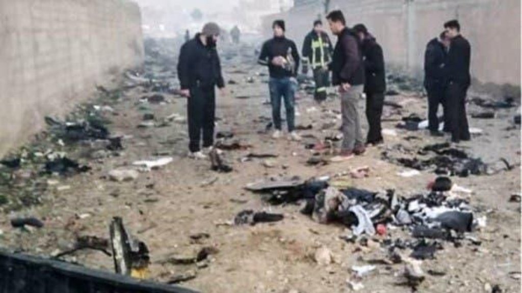 مقتل 180 شخصاً بتحطم طائرة ركاب اوكرانية قرب المطار في طهران! سقطت بعد إقلاعها بسبب خلل فني