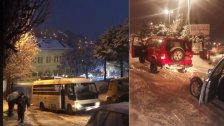 بالفيديو والصور/الدفاع المدني انقذ مواطنين وسحب سيارتهم على طرقات زحلة وترشيش بعدما غمرتهم الثلوج