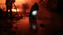 بالفيديو/ إندلاع حريق في معمل في المنصورية - المتن