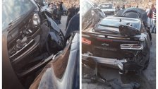 حادث سير مروع وقع بين سيارتين على اوتوستراد ادما - كسروان...ووقوع 3 جرحى!