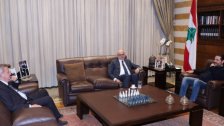 بالصور/ إجتماع مالي في بيت الوسط بين الرئيس الحريري ووزير المالية وحاكم مصرف لبنان