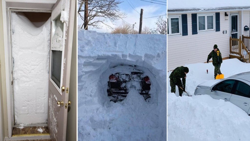 بالفيديو/ كندا تستعين بالجيش لإنقاذ نيوفاوندلاند بعدما غمرتها الثلوج محطمة رقماً قياسياً!