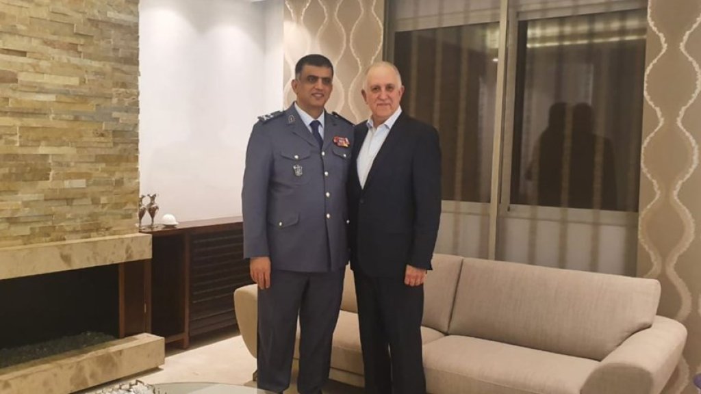 المدير العام لقوى الأمن الداخلي اللواء عماد عثمان توجّه إلى منزل وزير الداخلية الجديد محمد فهمي لتهنئته 