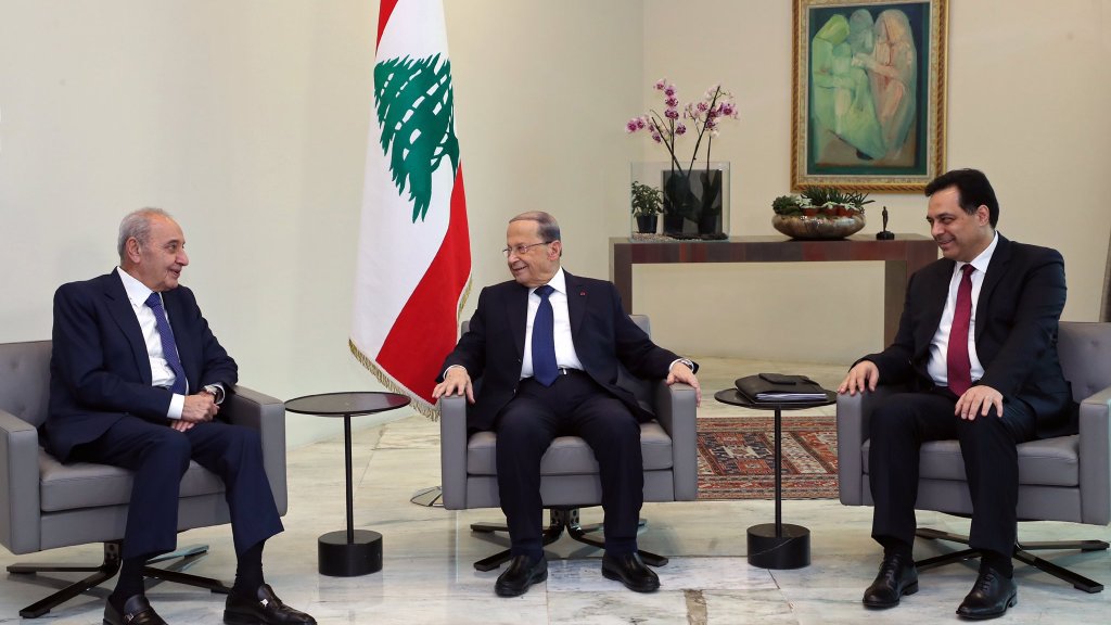 بالصور/ لقاء ثلاثي بين الرئيس عون ورئيسي مجلس النواب والحكومة قبيل جلسة مجلس الوزراء