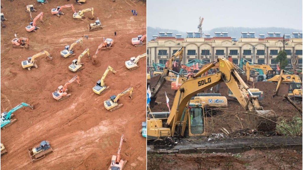 بالصور/ الصين ستبني مستشفى خلال أسبوع واحد بحوالي ألف سرير لعلاج مرضى فيروس كورونا 