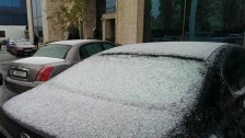 بالفيديو/ الثلوج تساقطت ليل أمس في الكويت في مشهد نادر
