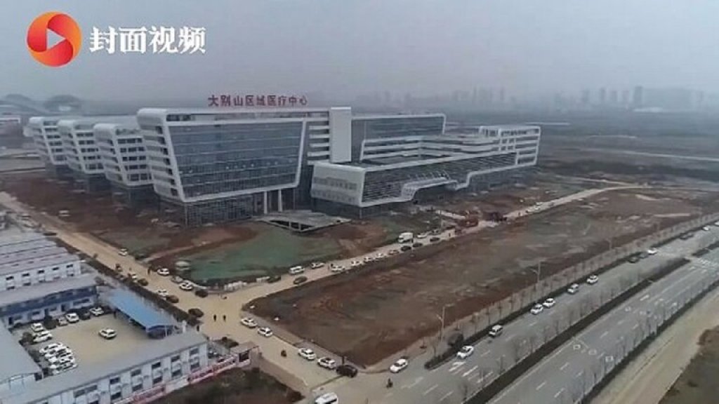 خلال يومين فقط...الصين تنشئ أول مستشفى لمعالجة مصابي كورونا!