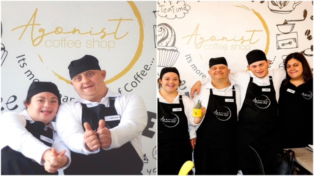 بالصور/ أول كافيه في لبنان موظفوه من المصابين بـ "متلازمة الحب" !