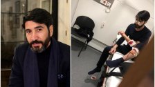 بالصورة/ الفنان اللبناني وسام صباغ يتعرض لحادث سير 
