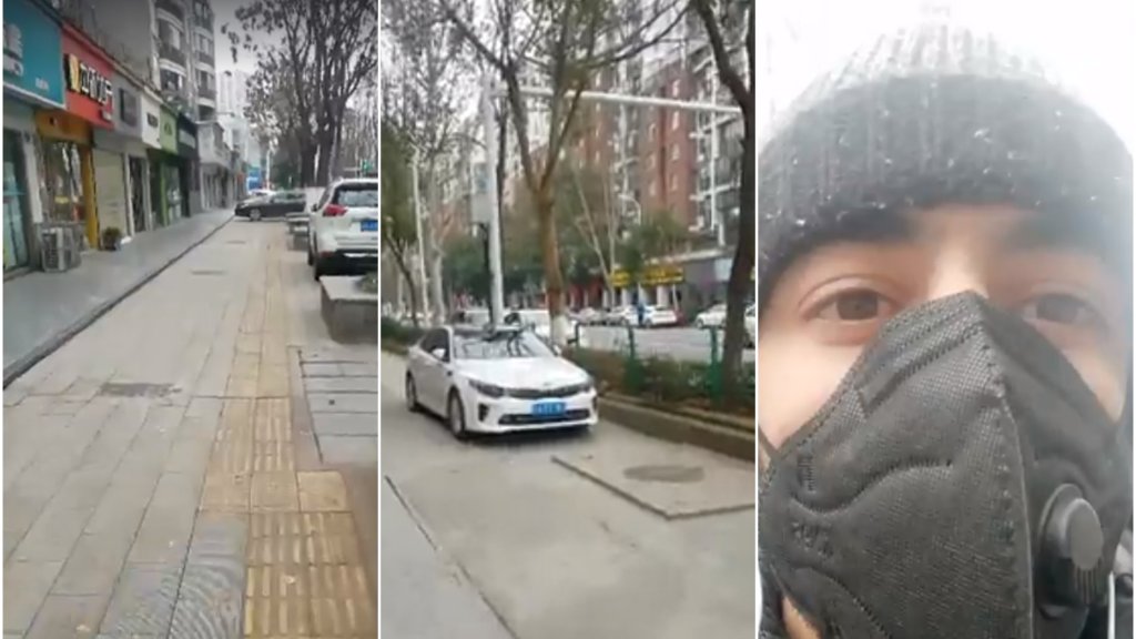 بالفيديو/ الشاب اللبناني أدهم السيد يتجول في شوارع مدينة ووهان الصينية ويصف الوضع هناك