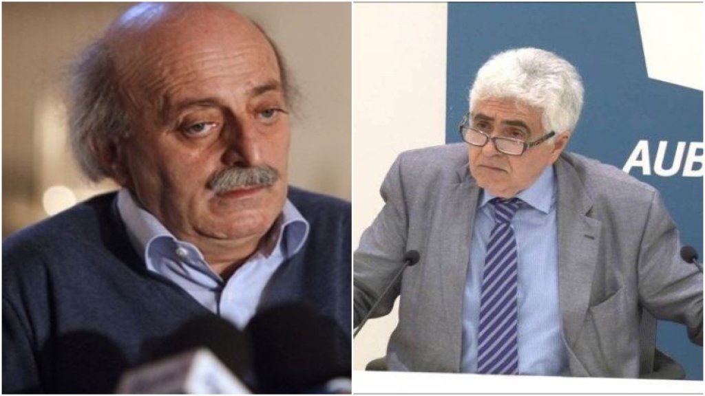 جنبلاط يهاجم  وزير الخارجية "ناصيف حتي":" يحب تفجير قنابل صوتية كبيرة كي يوازي سلفه في ادعاءات المبالغة كي لا اقول العنصرية المعروفة"	