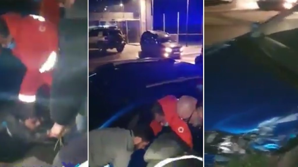 بالفيديو/ سائق همّ بالنزول من سيارته بعد تعرضه لحادث سير فسقط في "ريغار" بعمق ثلاثة أمتار في ضبية !