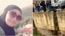 ابنة النبطية الام منى العجمي فارقت الحياة بعد سقوطها من اعلى الجسر على طريق كفردجال اثناء تفقدها للسيارة بعد اصطدامها بجدار اسمنتي