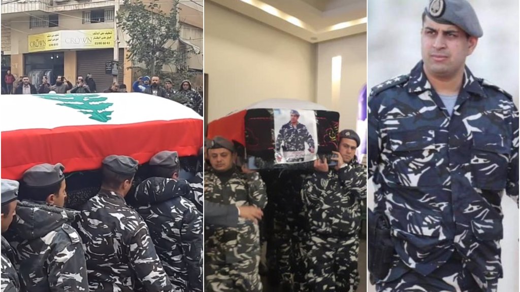 بالفيديو/ تشييع عسكري مهيب للشهيد الرائد جلال شريف انطلق من بيروت الى بلدته اليمونة في بعلبك