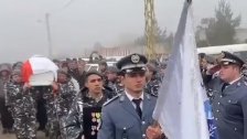 بالفيديو/ مراسم تشييع المؤهل الشهيد زياد العطار