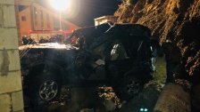 انقلاب سيارة على طريق كفرحونة - جزين واصابة الوالدين واولادهما الثلاثة