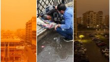 بالصور/ &laquo;عاصفه التنين&raquo;...حالة تأهب تعيشها مصر والغبار يغطي الأجواء وسقوط أول ضحية وأضرار بالجملة!