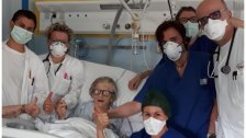 الجدة ألما البالغة من العمر 95 عاماً أول مريضة شفيت من &quot;كورونا&quot;  في مقاطعة مودينا في إيطاليا!