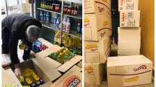 "مبادرة تجر مبادرة"...بعدما أفرغ العم جميل محتويات دكانه ليوزعها على الأهالي، شركة لبنانية تبادر لدعمه بصناديق من القهوة والمكسرات!