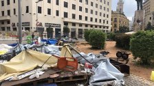 بعد إزالة الخيم والإحتجاجات...هكذا بدا المشهد صباحاً في وسط بيروت