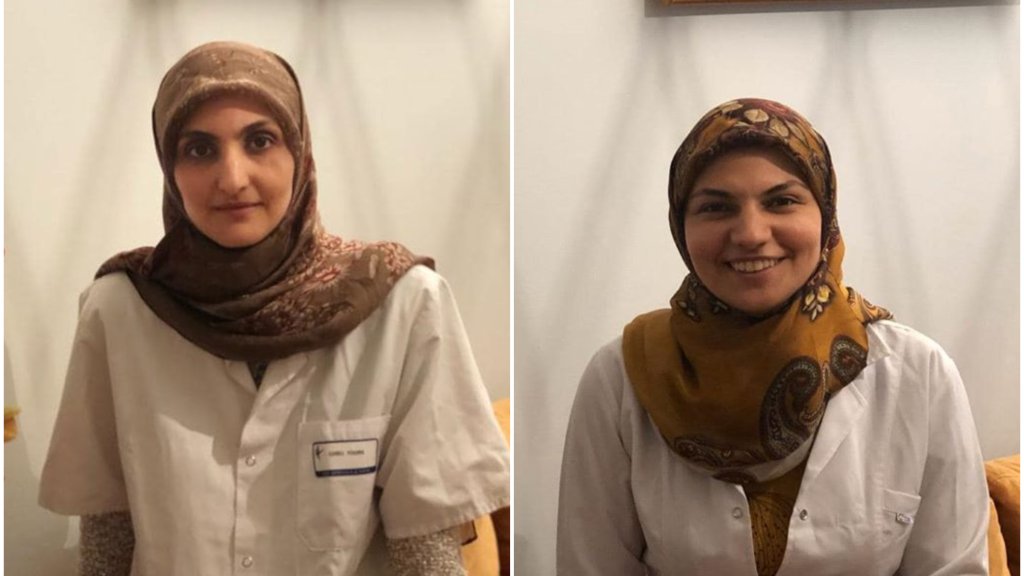 في ميدان محاربة فيروس كورونا...ابنتا عيتا الشعب الطبيبتان هيفاء وليلى مرتضى في الصفوف الأمامية في مستشفيات فرنسا