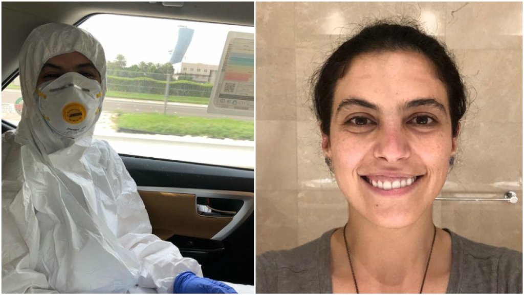 ممرضة لبنانية في الامارات تنشر صورتها بعد 30 ساعة عمل وتعلق: "مش رح قول إني أنا هون كرمالكن خليكن بالبيت كرمالي مين بكون بلا زغرة..خليكن بالبيت كرمالكن وكرمال لبتحبوهن"