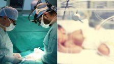 بالصور/ إجراء عملية قلب مفتوح لرضيع عمر 3 أيام ووزنه 3 كلغ في مستشفى الرسول الأعظم