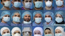 هؤلاء هم الأبطال...صورة تكشف وجوه أفراد الطاقم الطبي في وحدة كورونا في مستشفى الحريري الذين قرروا تحدي الفيروس بكل شجاعة!