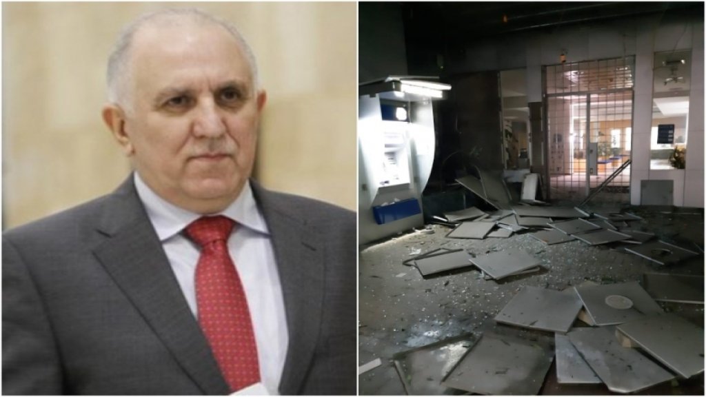 وزير الداخلية يعلن القبض على شخصين ألقيا عبوة على فرع فرنسبنك في صيدا:" الإخلال بالأمن ممنوع وهو الخط الاحمر"