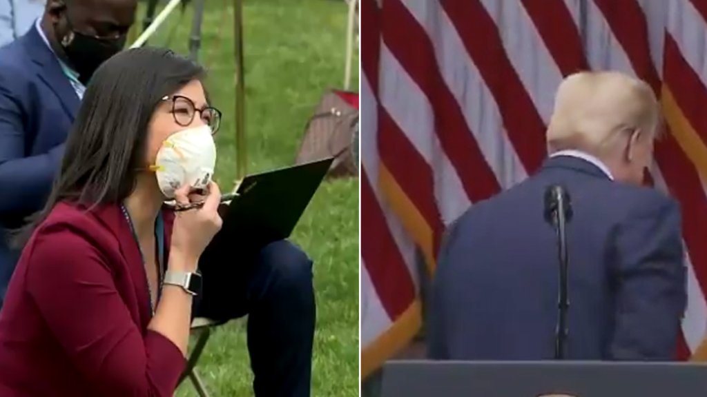بالفيديو: ترامب يسيئ لصحفية أمريكية من أصول صينية ويشتبك مع صحفية ثانية ويغادر الإيجاز الصحفي: سؤالك هذا قبيح