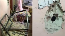 اشتباكات بقذائف صاروخية في بعلبك فجرا وصور للأضرار في بعض المنازل