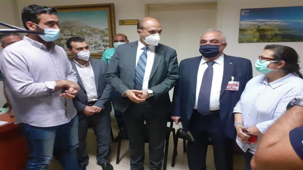 وزير الصحة بعد تفقد برجا ومركز الحجر الصحي في الوردانية: طريقة التعاطي مع الحالات الوافدة ستتغير فأي حالة إيجابية ستعزل مباشرة في المستشفى