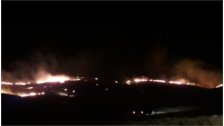 بالصور/ الحريق في كروم بلدة مقراق يتجدد ويمتد باتجاه خراج اللبوة