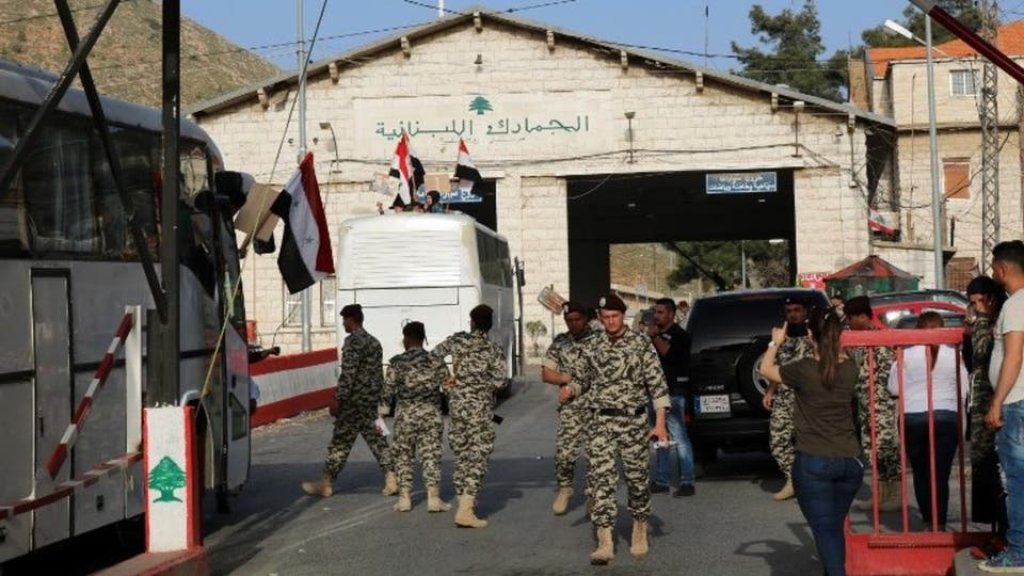 فتح الحدود البرية مع سوريا أمام اللبنانيين الراغبين بالعودة إلى لبنان في هذين اليومين