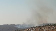 حريق بين دير الزهراني وعزة ومناشدة للمساعدة في إطفائه