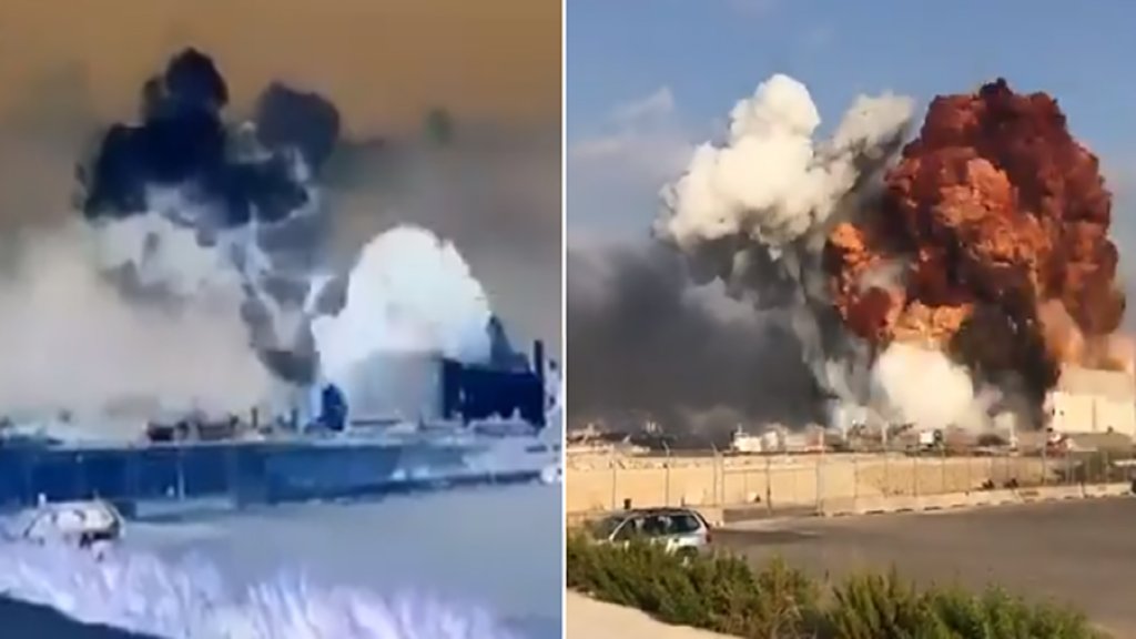 الفيديو الأساسي والفيديو المركب: هذه هي حقيقة الصاروخ الثاني الذي ادعى ناشروه أنه استهدف المرفأ!