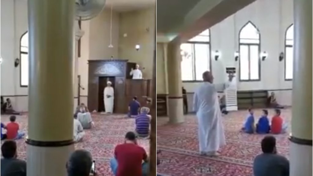 بالفيديو/ خلاف بين امامي صلاة في مخيم الرشيدية أدى لإلقاء خطبتين في الوقت ذاته لكل منهما داخل المسجد!