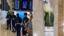 في مبادرة مميزة...ترحيب خاص باللبنانيين في مطار دبي: قدموا لهم الورود البيضاء مع رسالة "حمدالله على السلامة - عمار لبنان من عمار الامارات"