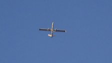 تحليق طائرة استطلاع اسرائيلية على علو منخفض في سماء منطقة اقليم الخروب ويسمع هديرها بشكل قوي وواضح