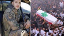 من تشييع شهيد فوج اطفاء بيروت رالف ملاحي اليوم