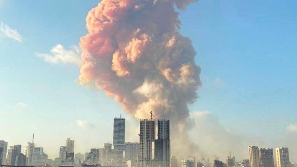 رويترز نقلا عن خبراء: انفجار مرفأ بيروت يحتل المرتبة الرابعة من بين أكبر الانفجارات في العالم، وقوته تجاوزت ال 300 طن من المتفجرات