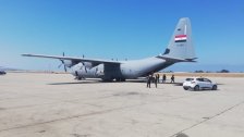 الجيش: طائرة من دولة العراق تحمل مساعدات غذائية وصلت بيروت