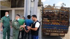 بالصور/ حرس بيروت يوقف سارقين في الجميزة ومار مخايل...ويضبط مواد تمت سرقتها من بعض المناطق في البقعة المحيطة بمرفأ بيروت