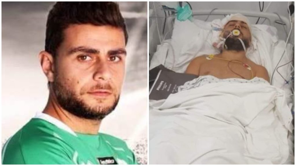 لاعب كرة القدم محمد عطوي لا يزال بالمستشفى بعد إصابته برصاصة طائشة بالرأس.. ودعوات له بالشفاء