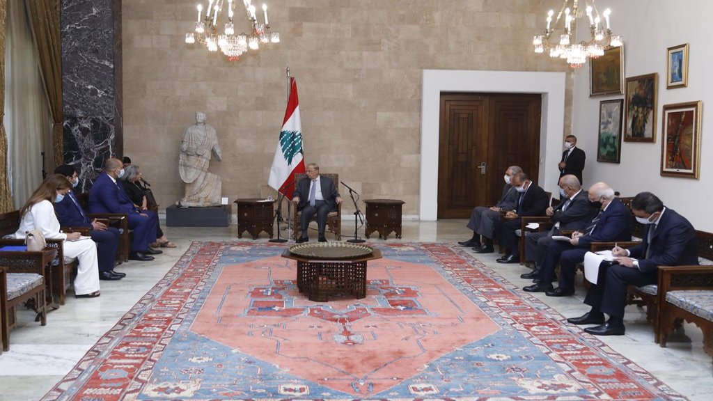 الرئيس عون طلب من المديرة الإقليمية للمنظمة الدولية للهجرة المساعدة لاعادة النازحين الى المناطق الآمنة في سوريا