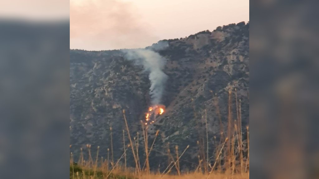 حريق في جرد حرار في عكار يهدد أكبر غابات الأرز والشوح في لبنان