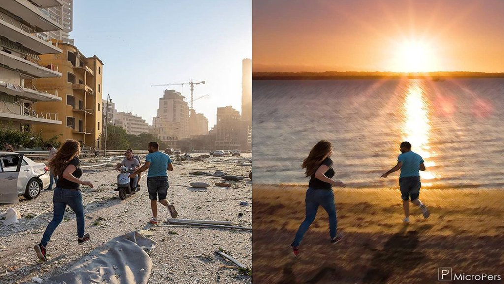 تخيّلوا...لو لم يحصل انفجار مرفأ بيروت! مصور لبناني أعاد الحياة للقطات موجعة