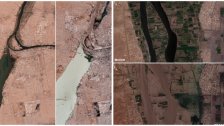 صور الأقمار الاصطناعية تكشف دمارا واسعا جراء الفيضانات والسيول في السودان