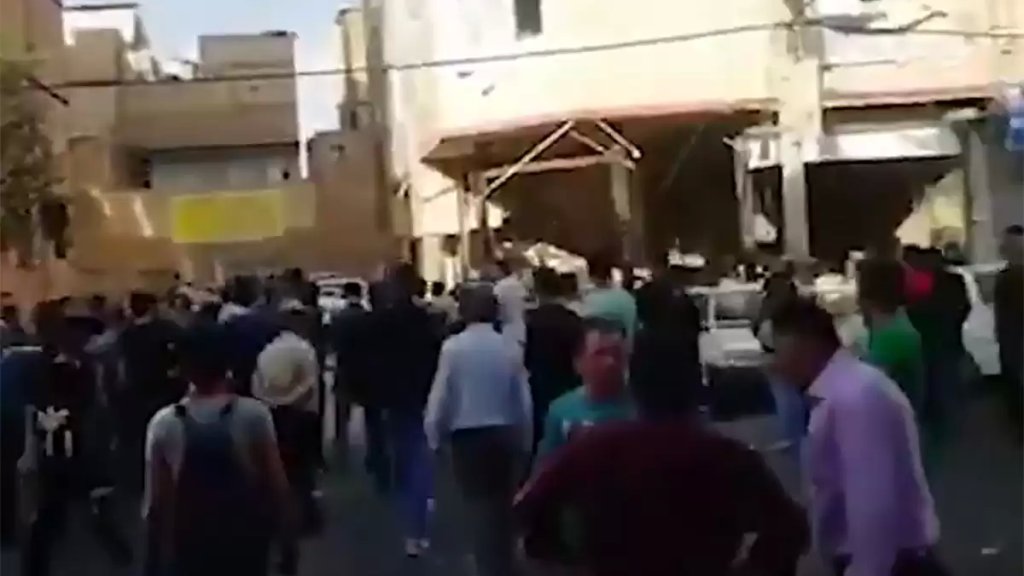 فيديو متداول من مكان وقوع الإنفجار في طهران
